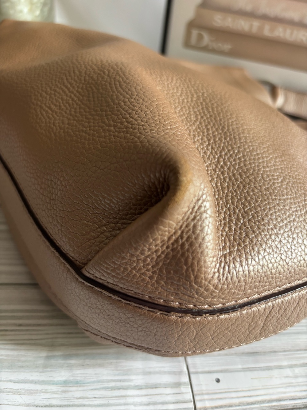 Coach Penelope pebbled leather hobo bag 16535 - Picture 7 of 15